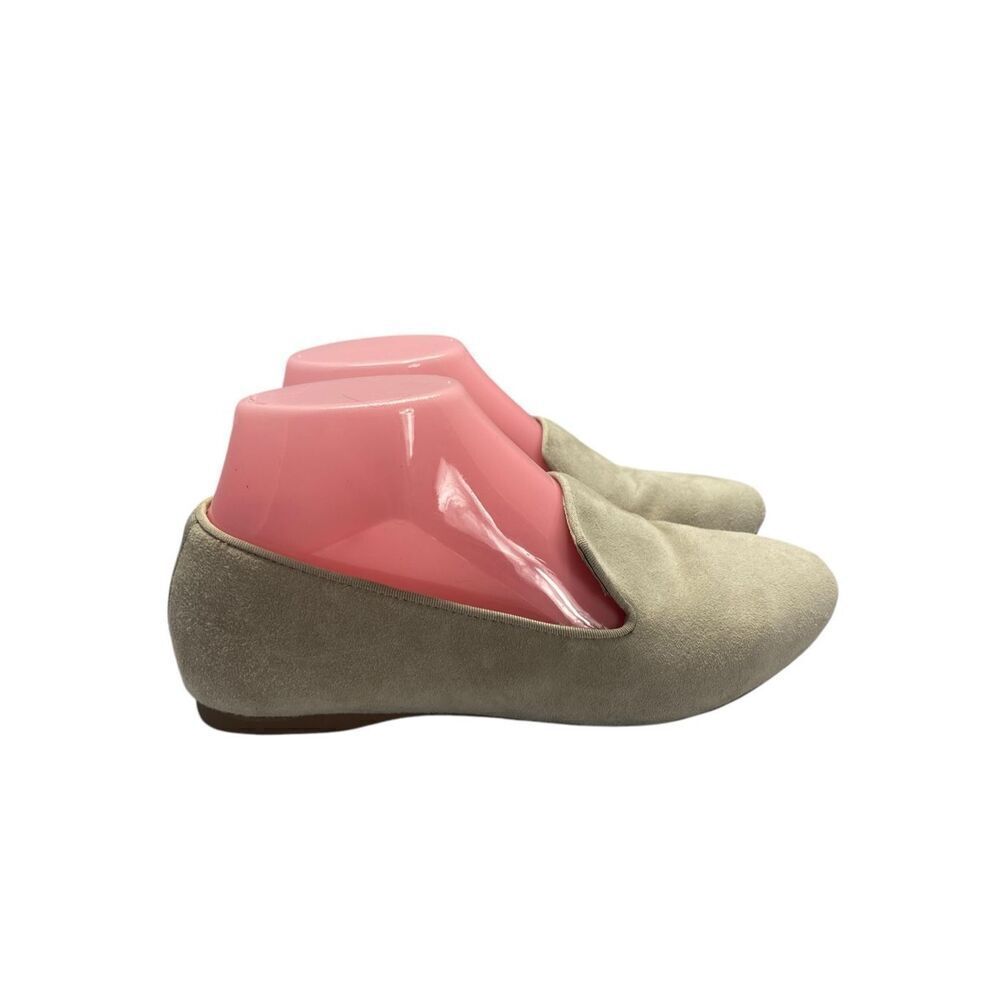 Birdies The Starling Shadow Tan Suede Slip On Quilted Cushion Sole Flats Wms Sz - Picture 3 of 8